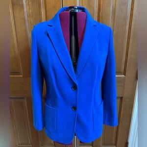 Talbots Vibrant Royal Blue Tailored Blazer
